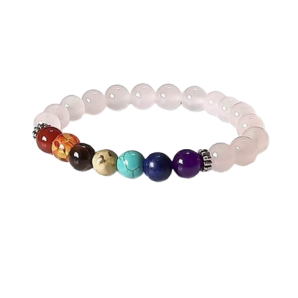 SEVEN CHAKRA WITH ROSE QUARTZ